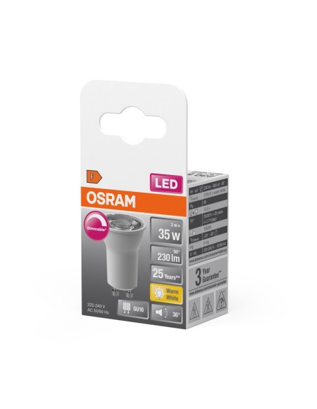 OSRAM - 4099854064111 - LED SSTR PAR11 DIM 3W=35  827 GU10 OSRAM