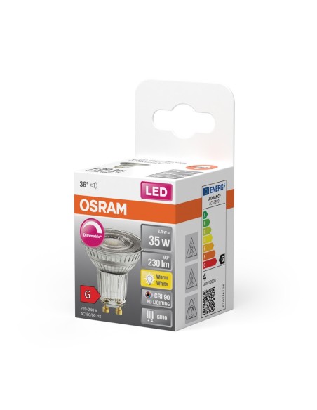 OSRAM - 4058075797550 - LED Spot 36° var 3,4=35W 927 GU10  OSRAM