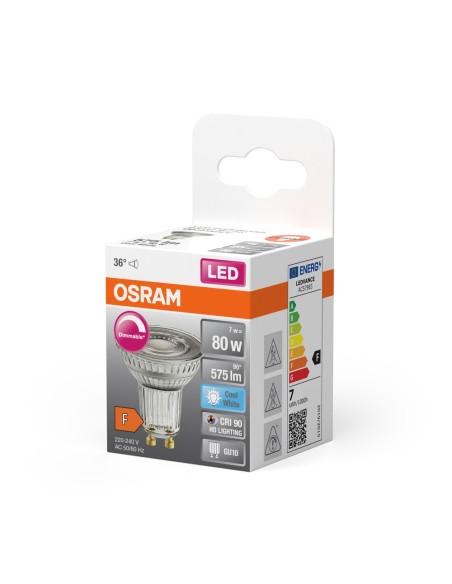 OSRAM - 4058075453661 - LED SUPERSTAR  PAR16   80 dim 36° 8,3W/940 GU10