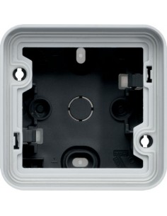 Cubyko boîte simple vide composable gris ip55