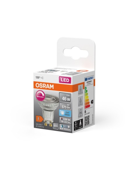 OSRAM - 4058075613188 - Spot PAR16 SUPERSTAR+ LED 36° verre variable 6,7W=46 GU10 froid