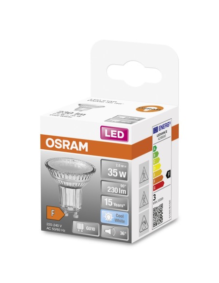 OSRAM - 4058075431737 - LED STAR  PAR16   35 non-dim 36° 2,6W/840 GU10