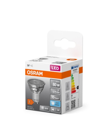 OSRAM - 4058075453647 - LED STAR  PAR16   80 non-dim 36° 6,9W/840 GU10