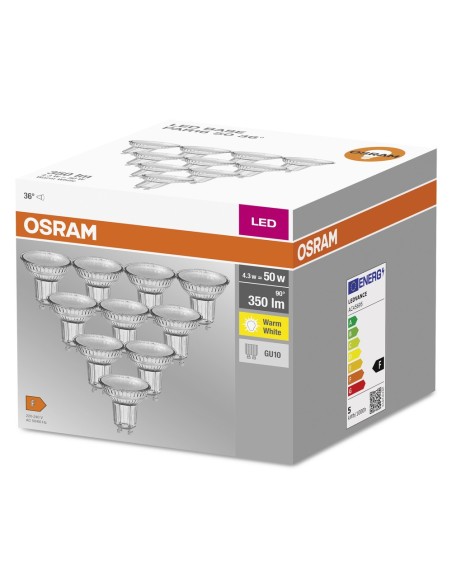 OSRAM - 4058075036680 - BTE10 Spot LED 36° verre 3,6W=50 GU10OSR