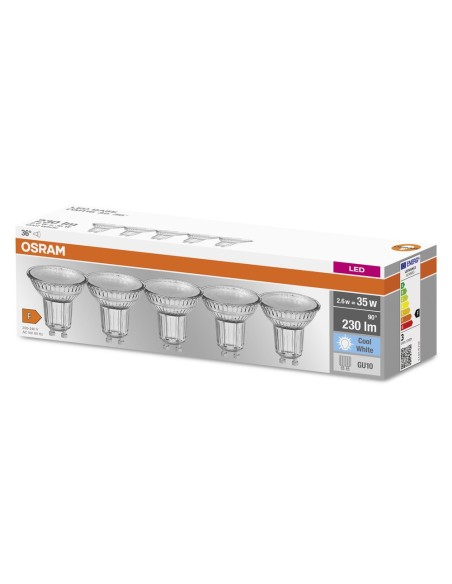 OSRAM - 4058075157965 - BTE5 LED Spot verre 2,W3=35W GU10 FR OSR