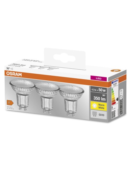 OSRAM - 4058075818392 - BTE3 Spot LED 36° verre 3,6W=50 GU10 OSR