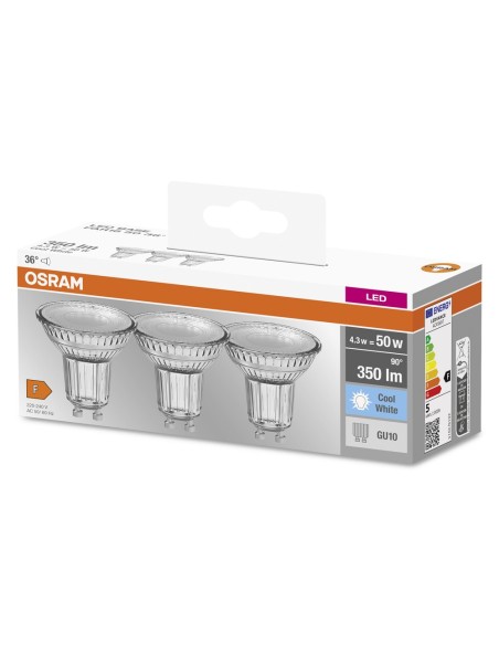 OSRAM - 4058075818415 - BTE3 Spot LED 36° verre 3,6W=50GU10frOSR