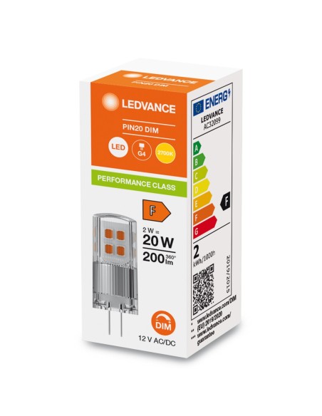 LEDVANCE - 4099854064661 - LED SPECIAL PIN20 LEDVANCE PFM DIM G4 Claire 2W 827 200lm