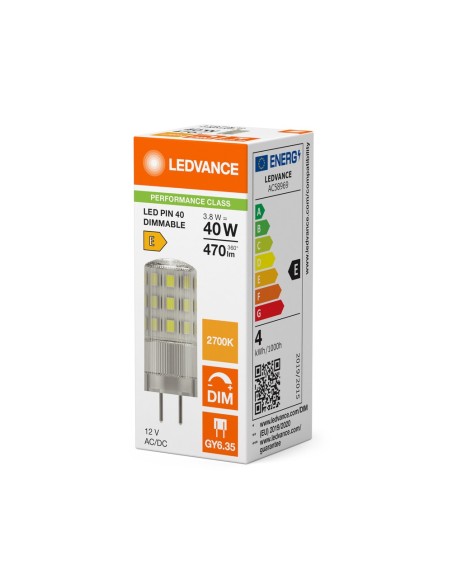 LEDVANCE - 4099854248573 - LED PIN 40 DIMMABLE 3.8W 470lm 827 Claire GY6.35 P Ledvance