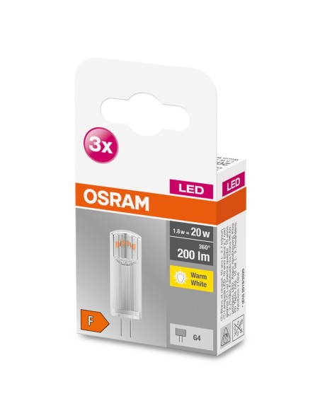 OSRAM - 4058075450011 - BTE3 LED BASE CAPS CL 1,8=20W G4 CH  OSR