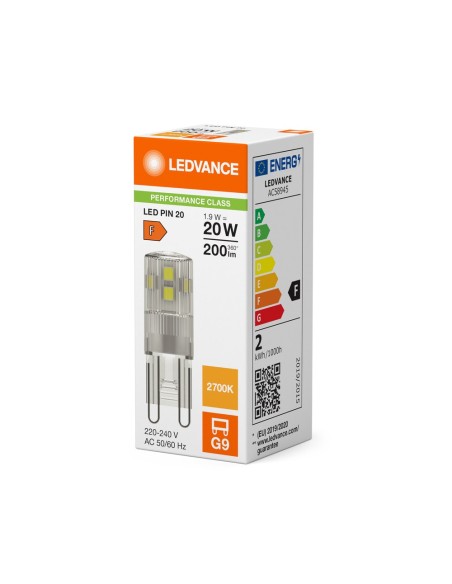 LEDVANCE - 4099854248870 - LED PIN 20 1.9W 827 G9