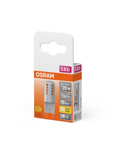 OSRAM - 4058075757967 - LED SPECIAL PIN30 OSRAM G9 Dépolie 2,6W 827 290lm