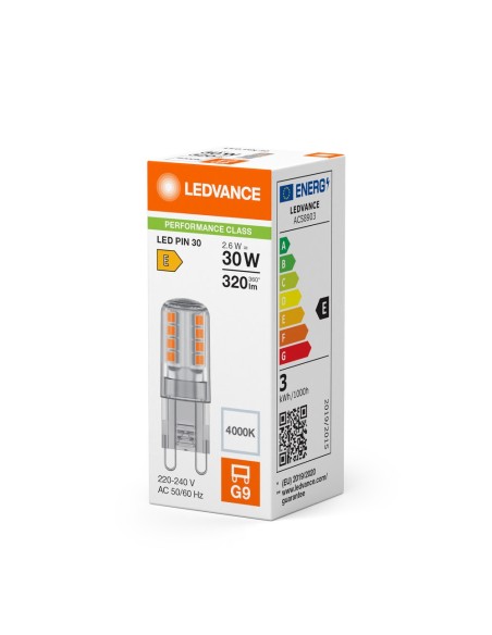 LEDVANCE - 4099854248900 - LED PIN 30 2.6W 827 G9