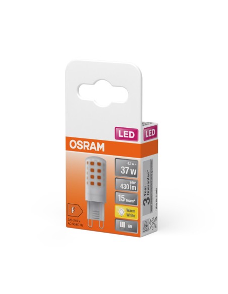 OSRAM - 4058075757981 - LED SPECIAL PIN40 OSRAM G9 Dépolie 4,2W 827 430lm