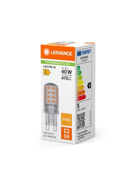 LEDVANCE - 4099854248962 - LED PIN 40 4.2W 827 G9