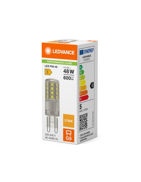 LEDVANCE - 4099854249020 - LED SPECIAL PIN50 LEDVANCE PFM G9 Claire 4,5W 827 600lm