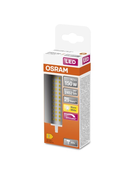 OSRAM - 4058075432574 - LED SUPERSTAR  LINE 118  CL 150 dim  17,5W/827 R7S