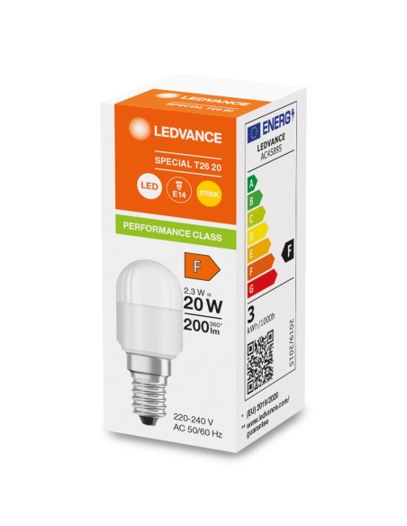 LEDVANCE - 4099854066993 - LED SPECIAL LEDVANCE PFM T26 20 Dépolie E14 2,3W 827 200lm