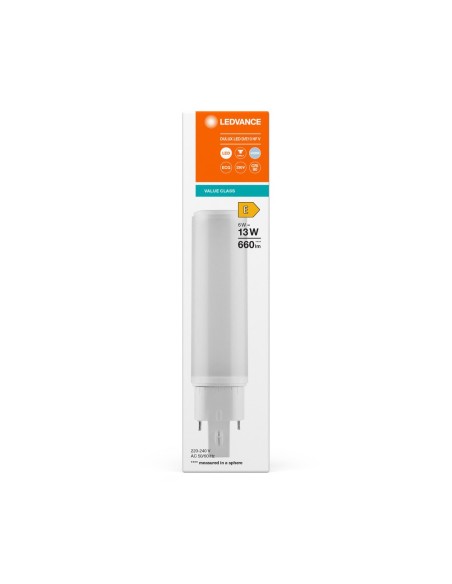 LEDVANCE - 4058075821958 - LED SPECIAL LEDVANCE DULUX D/E 13 HF/AC 840 G24q-1 6W 660lm IRC80 4000K