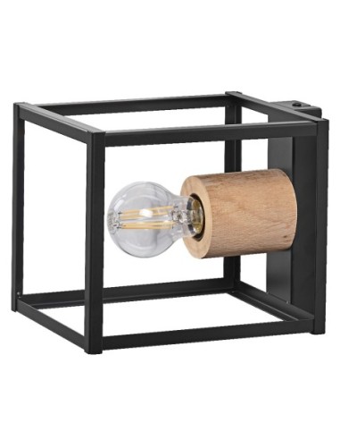 LEDVANCE - 4058075759145 - LDV Decor NAIROBI WALL E27 Bois Noir    Ledvance