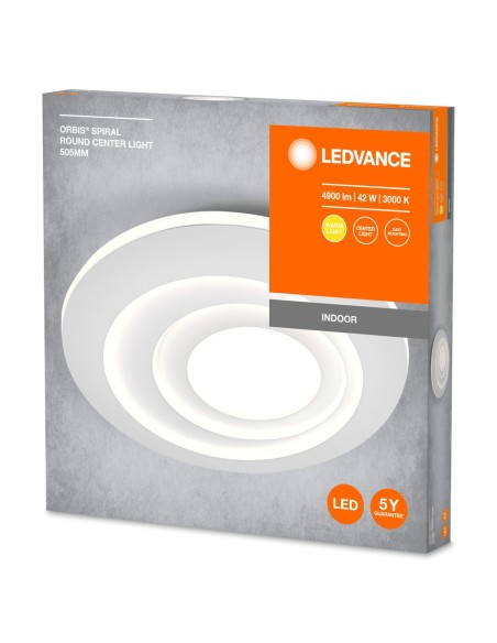 LEDVANCE - 4099854093203 - LDV ORBIS MS Rond ø505mm 42W 2400lm 3000K Blanc Plafonnier décoratif LEDVANCE