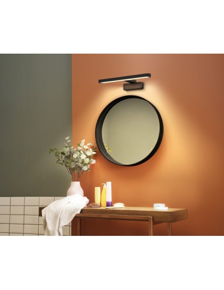 LEDVANCE - 4099854096075 - LDV ORBIS DISC BAR 7W/300lm ClickCCT IP44 Noir luminaire salle de bain LEDVANCE