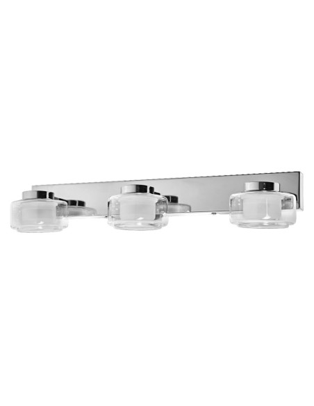 LEDVANCE - 4099854276231 - LDV ORBIS FLAME Trio Chrome 16,5W 1050lm Click CCT IP44 Applique SdB LEDVANCE