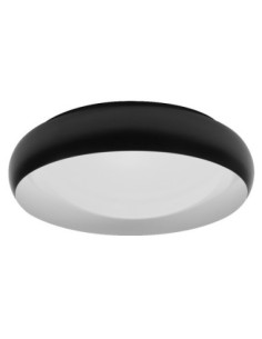 LEDVANCE - 4099854283949 - PLAFONNIER ORBIS LIVIA 430mm 24W blanc chaud CLICK DIM Noir et Blanc