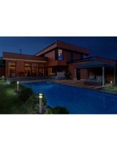 LEDVANCE - 4058075834583 - LDV ENDURA Hybrid Mari 4W/3000K 240lm IP44 borne 48cm couleur acier 2