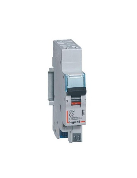 Legrand 406780 – Disjoncteur DNX³ 1P+N 2A courbe C auto