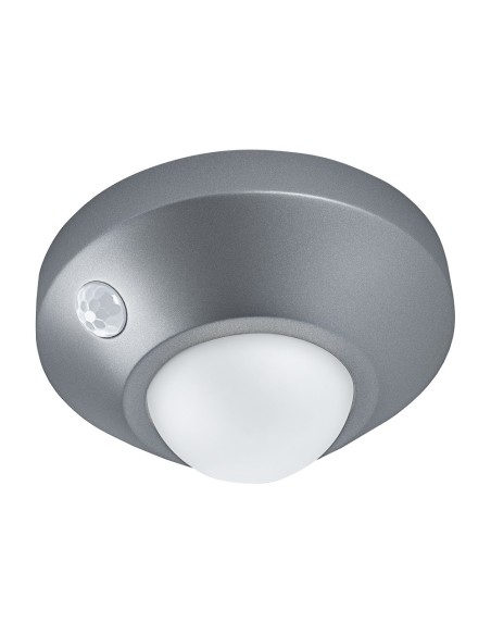 LEDVANCE - 4058075270855 - LDV NIGHTLUX CEILING ARGENT 2W/4000K 105lm sur pile avec détecteur PIR LEDVANCE