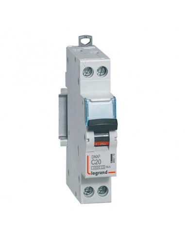 Legrand 406775 – Disjoncteur DNX³ 1P+N 20A courbe C