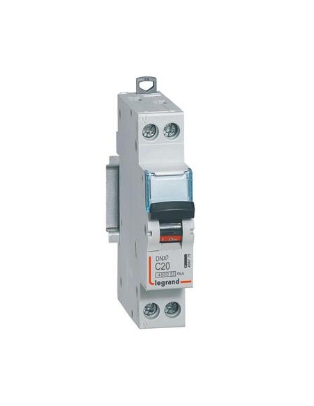 Legrand 406775 – Disjoncteur DNX³ 1P+N 20A courbe C