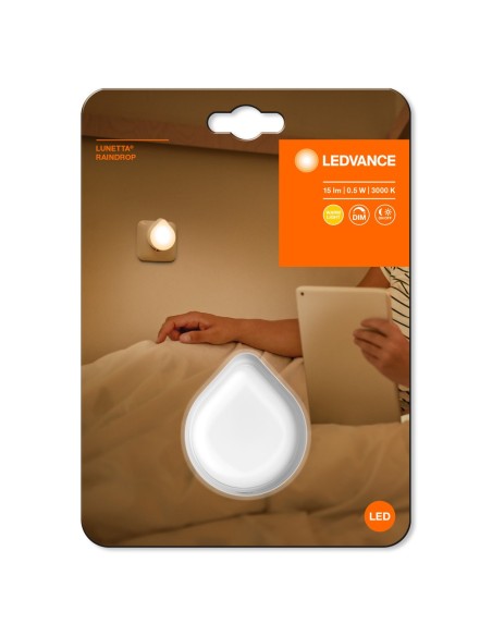 LEDVANCE - 4058075759343 - LUNETTA RAINDROP SENSOR Blanc       LEDV