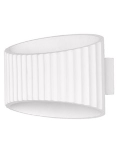 LEDVANCE - 4058075841369 - LDV Applique Plaster BAND 255mm à culot E27 blanche - lampe non incluse