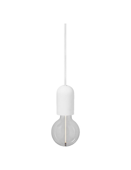 LEDVANCE - 4099854092640 - LDV Suspension PENDULUM ROUND PLASTER Vintage 1906 Blanc E27 (lampe non fournie)