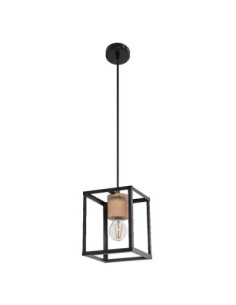 LEDVANCE - 4058075758902 - LDV Decor NAIROBI E27 Bois Noir         Ledvance