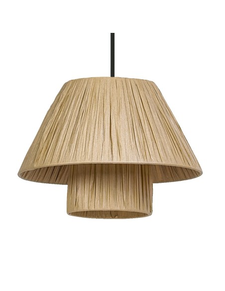 LEDVANCE - 4058075840645 - LDV Suspension ø280mm BAMBOO Paper Hut à culot E27 marron - lampe non incluse