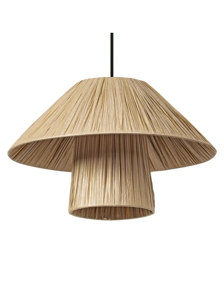 LEDVANCE - 4058075840669 - LDV Suspension ø400mm BAMBOO Paper Hut à culot E27 marron - lampe non incluse