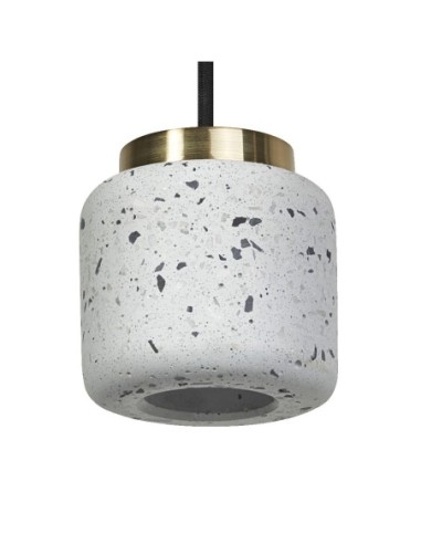 LEDVANCE - 4058075841703 - LDV Suspension TERRAZZO BALL à CULOT GU10 blanche - lampes non incluse