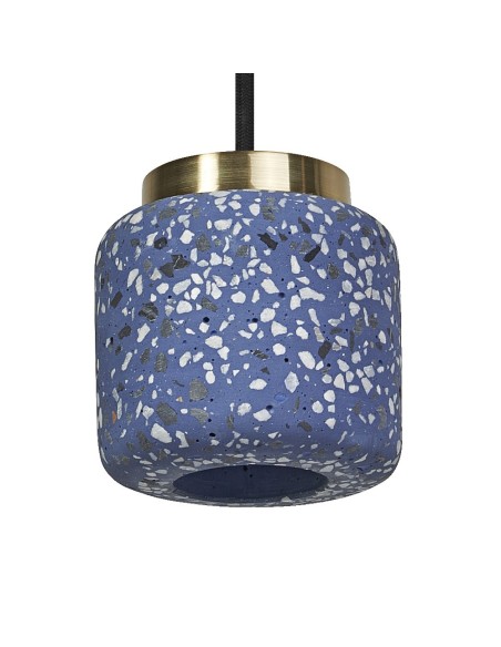 LEDVANCE - 4058075841727 - LDV Suspension TERRAZZO BALL à CULOT GU10 bleue - lampes non incluse