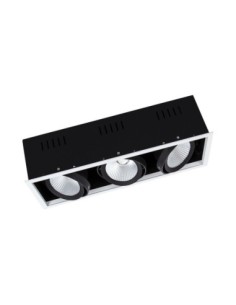 LEDVANCE - 4058075114029 - LDV SPOT MULTI 3X30W/4000K 3x2700lm 38° BLANC/NOIR LEDVANCE