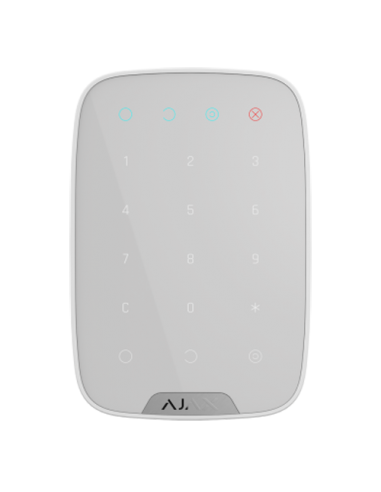 Ajax KeyPad blanc | Clavier d’alarme sans fil Grade 2
