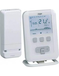 Hager - EK560 thermostat sans fil radio programmable au meilleur prix