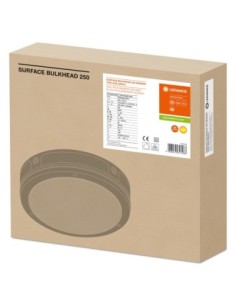 LEDVANCE - 4058075647268 - LDV SF BLKH PFM  250S 10W/3000K 800lm IK10 IP65 Noir Hublot Sensor LEDVANCE 2