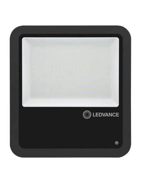 LEDVANCE - 4058075461161 - LDV FL PFM SYM100 SL 125W/4000K 15000lm IP65 100° Noir PROJ SensLight LEDVANCE