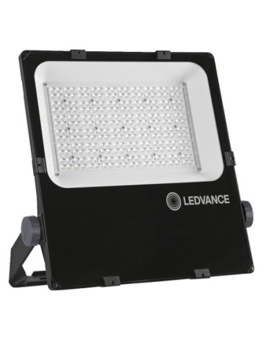 LEDVANCE - 4058075353558 - LDV FL PFM ASYM 55x110 200W/3000K 24400lm IP66 NOIR Projecteur LEDVANCE