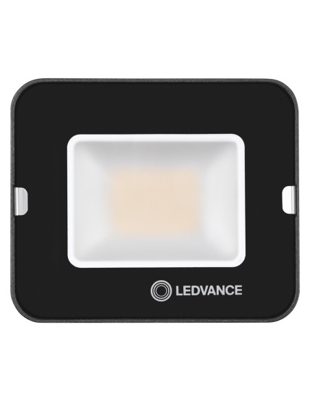 LEDVANCE - 4058075574731 - LDV FL COMP SYM100 20W/3000K 1800lm IP65 Noir Projecteur LEDVANCE