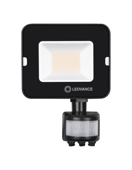 LEDVANCE - 4058075575264 - LDV FL COMP S SYM100 20W/3000K 1800lm IP65 Noir Projecteur SENSOR LEDVANCE