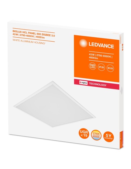 LEDVANCE - 4058075364547 - LDV PL BIOLUX HCL 600 ZIGBEE 43W/TW 4000lm Panel LEDVANCE compatible VIVARES